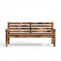 Gartenbank 3-Sitzer Braun 180 x 65 x 85 cm Akazien-Massivholz Rechteckig