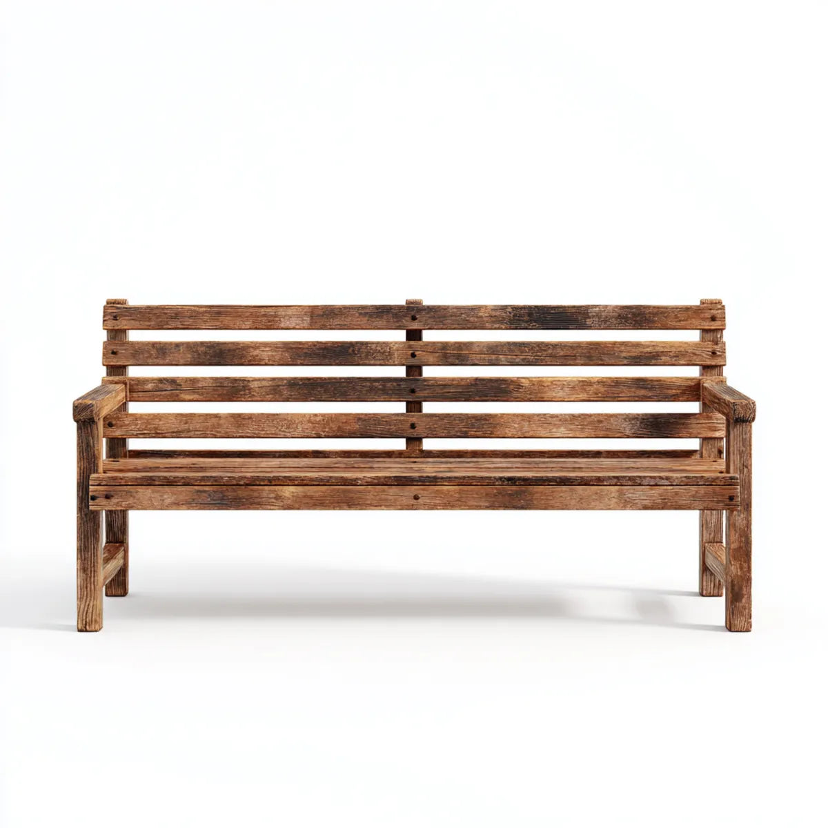 Gartenbank 3-Sitzer Braun 180 x 65 x 85 cm Akazien-Massivholz Rechteckig